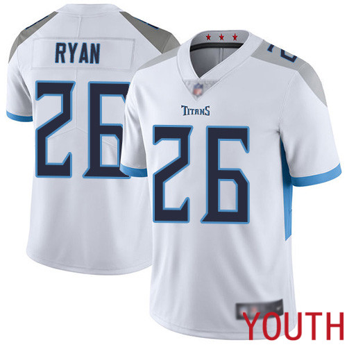 Tennessee Titans Limited White Youth Logan Ryan Road Jersey NFL Football 26 Vapor Untouchable